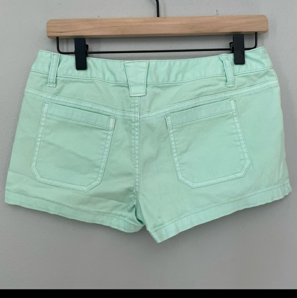 Mint Jean Shorts, short shorts, low rise